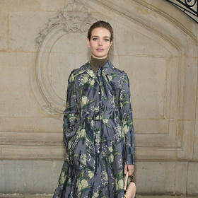 Natalia Vodianova na přehlídce Dior.
