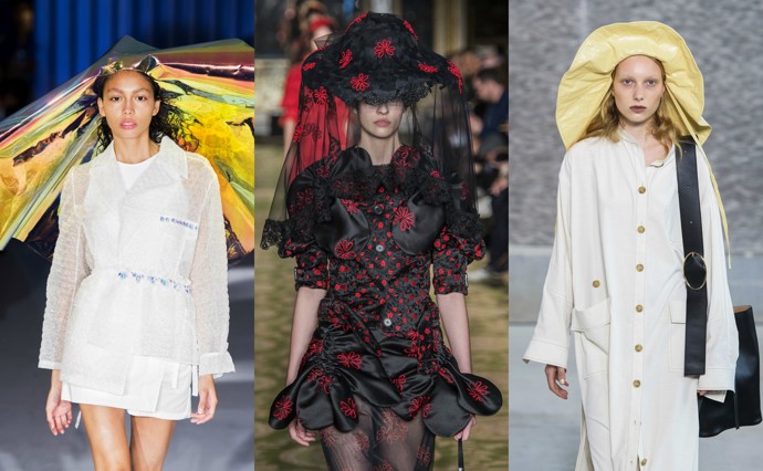 Oversized klobouky

Xiao Li, Simone Rocha a Rejina Pyo představily na svých módních show trend klobouků se širokou krempou. Až budete plánovat letní dovolenou, určitě se proto vydejte někam, kde takový klobouk naplno využijete.
