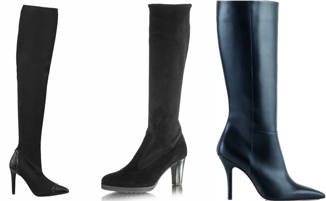 1. Deichmann, 1 399 Kč; 2. Tommy Hilfiger (prodává Salamander), 7 990 Kč; 3. Högl, 5 199 Kč
