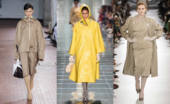 Nepromokavé materiály

Na jaře a v létě občas prší více než bychom chtěli. Jil Sanders, Max Mara a Marc Jacobs s tím počítají a ve svých kolekcích na rok 2019 předvedli dostatek nepromokavých, ale stále stylových kousků.
