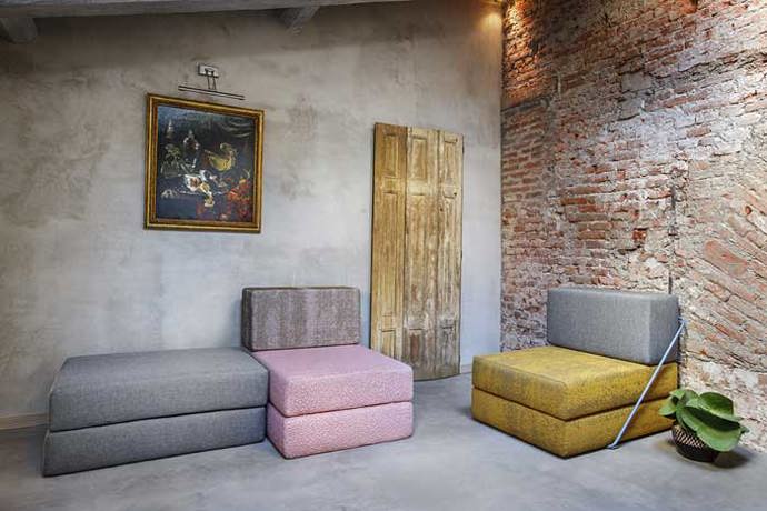 Pohovka Rodolofo značky LOVEThEDESIGN má tři základní moduly, s jejichž pomocí si vytvoříte libovolnou sedací soupravu. 
