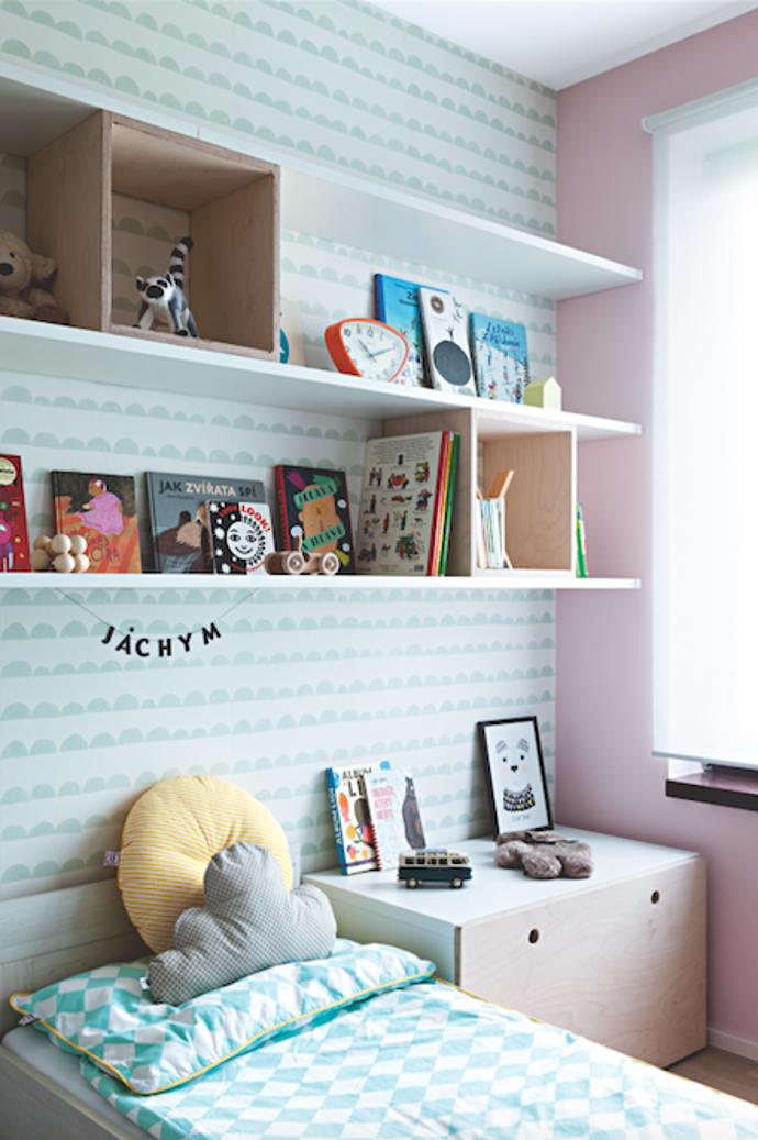 Pokojík zdobí tapeta Half Moon od Ferm Living z Nordicday.cz
Pokojík zdobí tapeta Half Moon od Ferm Living z Nordicday.cz