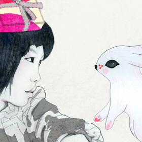 Francouzská ilustrátorka Izumi Idoia vám vytvoří portrét na přání. Stačí jí mailem poslat fotku. Themuz.com

