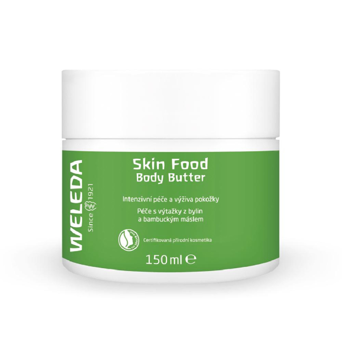 Ikonický výživný krém Skin Food se rozšířil do celé řady! Můžete si pořídit krém na obličej ve dvou texturách, balzám na rty nebo máslo na tělo, které je božské. 

Skin Food Body Butter, Weleda, zakoupíte v obchodech Weleda nebo na kosik.cz za cenu 369 Kč
