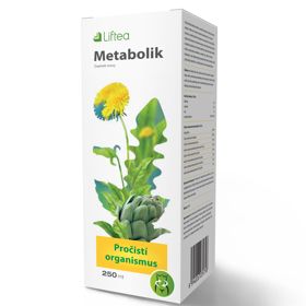 Pokud potřebujete očistnou kúru po zimě, vyzkoušejte tekutý doplněk stravy Liftea Metabolik, který obsahuje kombinaci bylinek a ovoce a přispívá k pročištění organismu, k normální funkci jater, trávení a střevního traktu. Hodit se vám bude i při redukčních dietách, protože některé z obsažených bylin podporují kontrolu tělesné hmotnosti.
