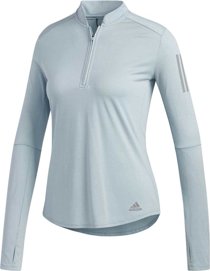 V chladnějším počasí využijete triko adidas OWN THE RUN ZIP s dlouhým rukávem (1249 Kč).
