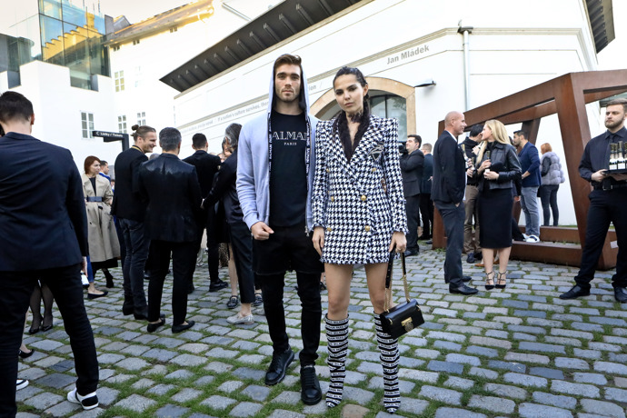 německý model Janis Danner a influencerka Doina Ciobanu
