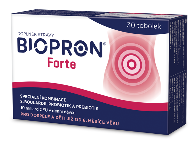 Doplněk stravy Biopron.
