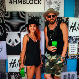 Radka a Tomáš Třeštíkovi v H&M zóně na Colours of Ostrava 2018
