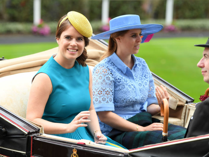 princezna Eugenie a princezna Beatrice z Yorku, dcery prince Andrewa
