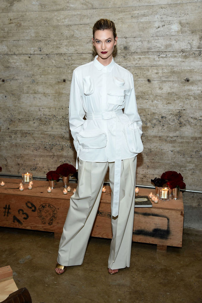 Na večeři se značkou Louis Vuitton v lednu 2019 v New Yorku
