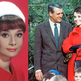 Červenobílý komplet z filmu Šaráda (1963)

