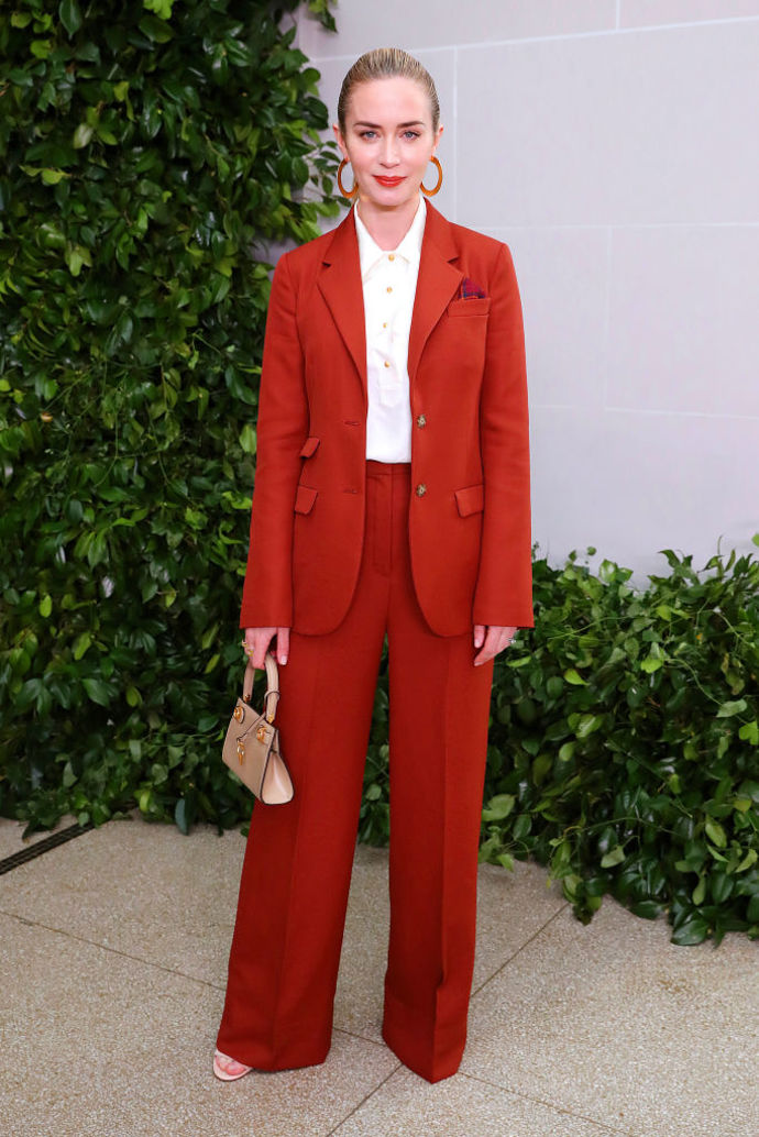 Emily Blunt na přehlídce Tory Burch
