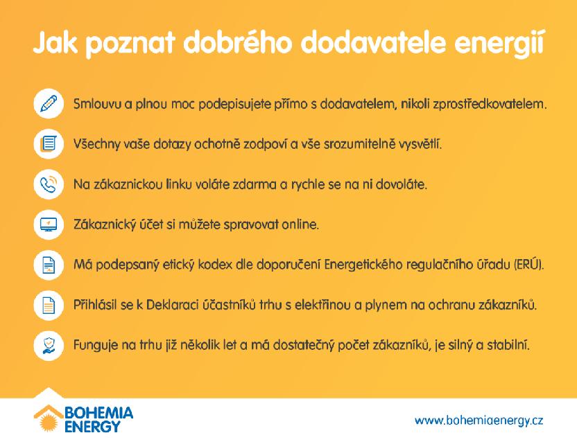 Podívejte se na našich sedm tipů, jak poznat dobrého dodavatele energií.
