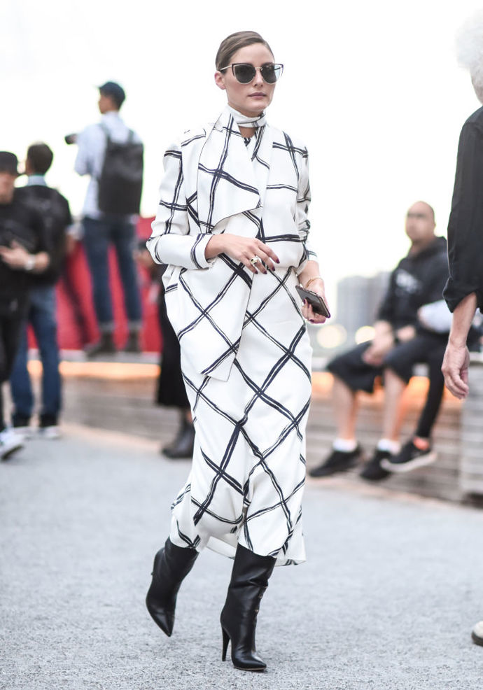 Olivia Palermo na přehlídce Jasona Wu
