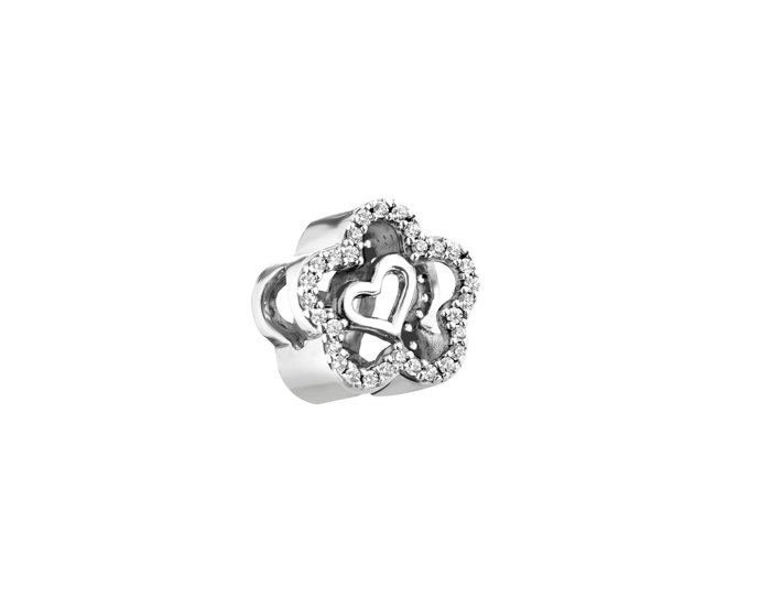 Stříbný přívěsek beads se zirkony - Květ, srdce, Apart, 849 Kč
Stříbný přívěsek beads se zirkony - Květ, srdce, Apart, 849 Kč