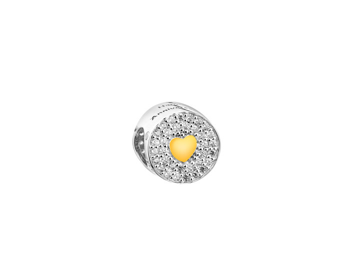 Stříbný přívěsek beads se zirkony - srdce, Apart, 989 Kč
Stříbný přívěsek beads se zirkony - srdce, Apart, 989 Kč