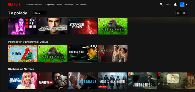 Netflix je ode dneška česky!