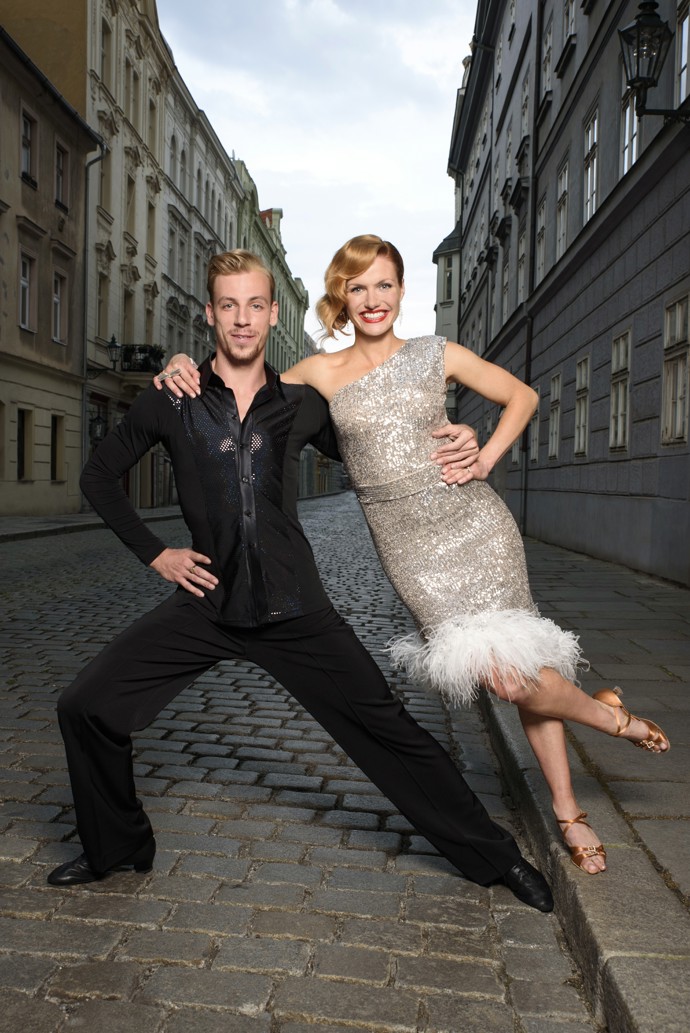 Gabriela Koukalová a Martin Prágr
Gabriela Koukalová a Martin Prágr