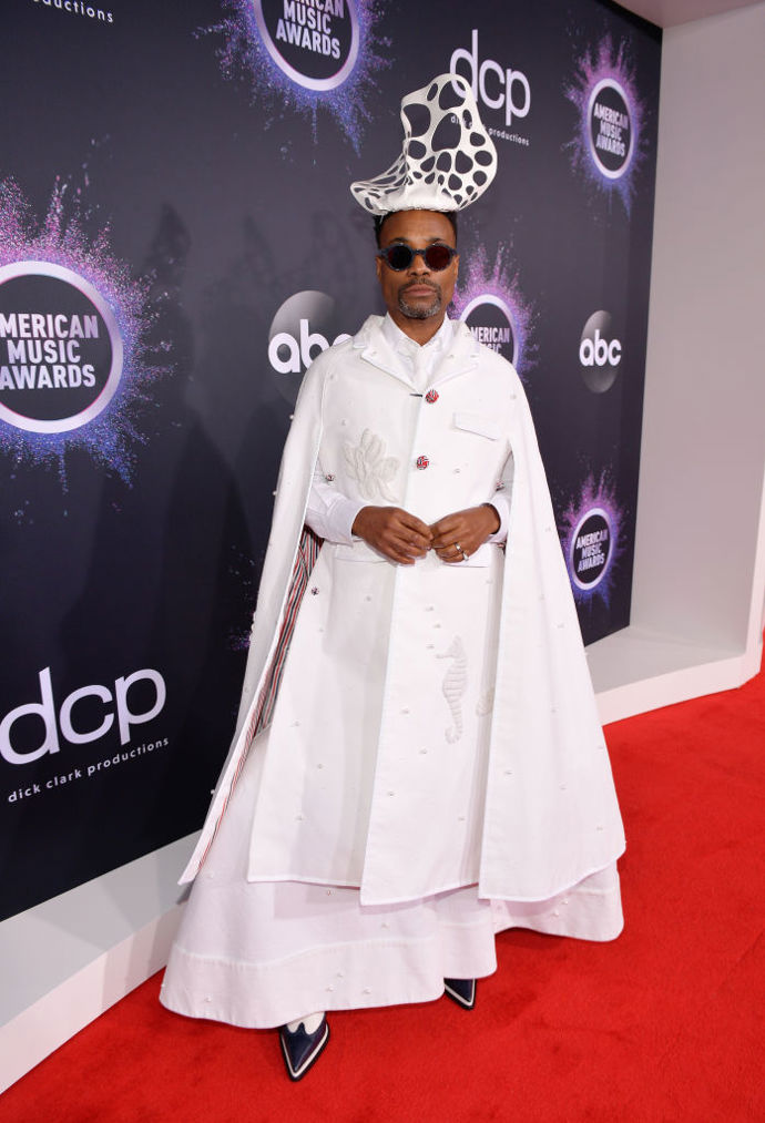 Billy Porter v outfitu Thom Browne
Billy Porter v outfitu Thom Browne