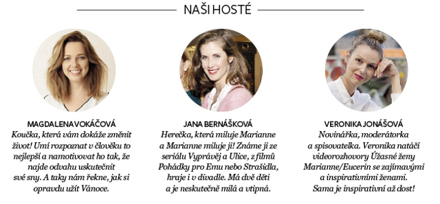 Zveme vás na předvánoční Koktejl s Marianne Zveme vás na předvánoční Koktejl s Marianne