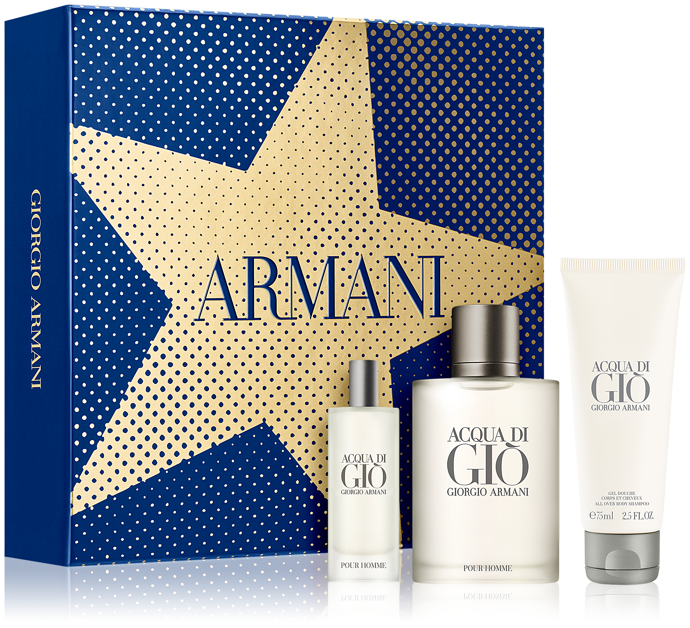 Ikonická vůně

Dárková sada Armani Acqua di Giò

Jedna z neprodávanějších pánských vůní je svěží, citrusová a aromatická. Ideální dárek!

Obsahuje: toaletní voda 100 ml + toaletní voda 15 ml + sprchový gel 75 ml

Cena: 1929 Kč, prodává Notino
