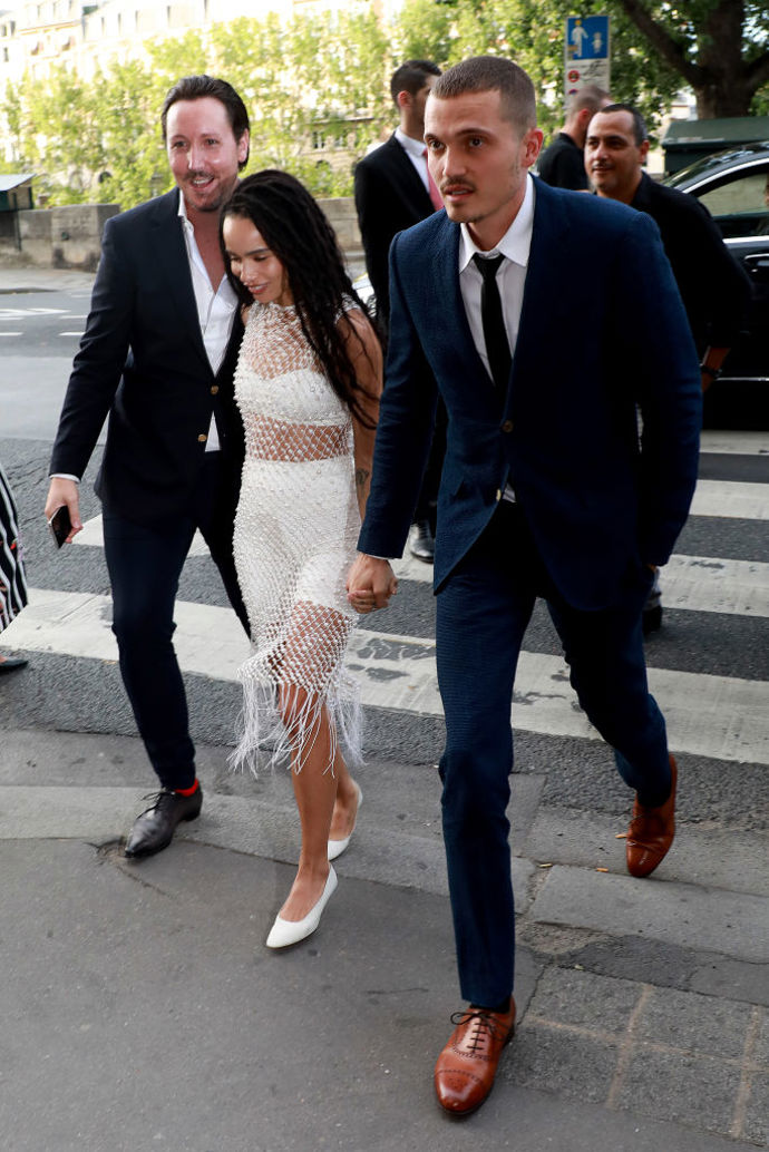 Zoë Kravitz a Karl Gusman
