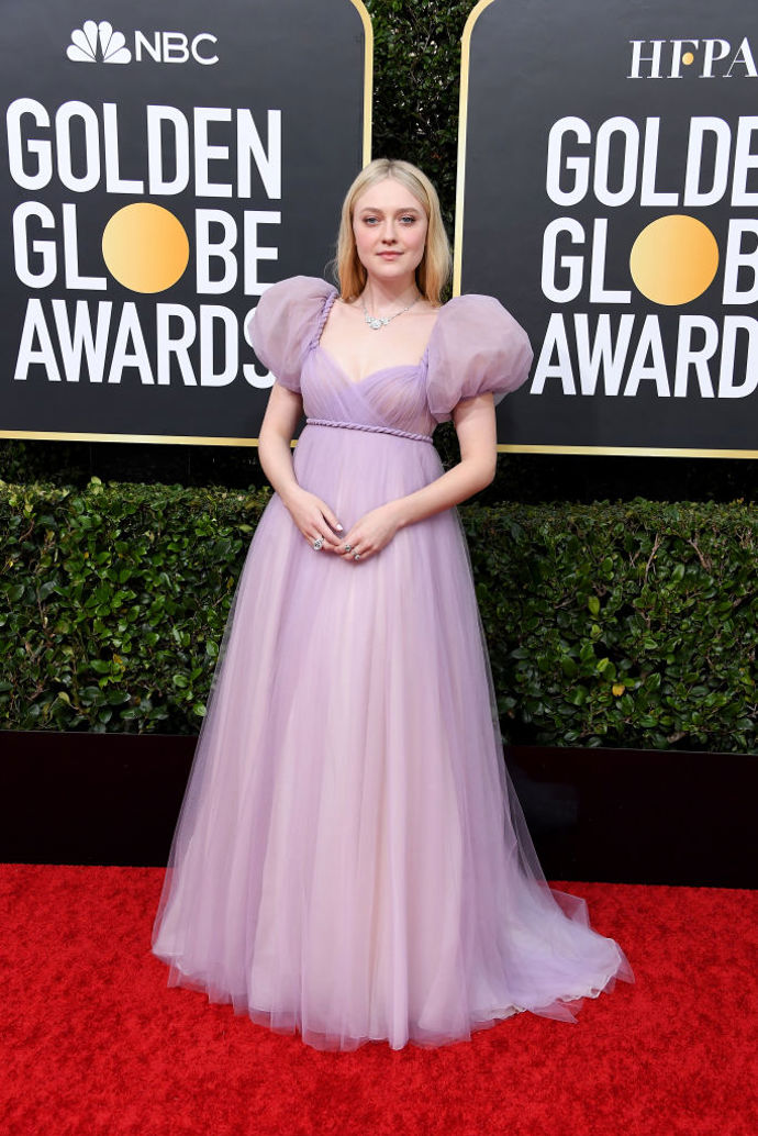 Dakota Fanning v šatech Dior Haute Couture
