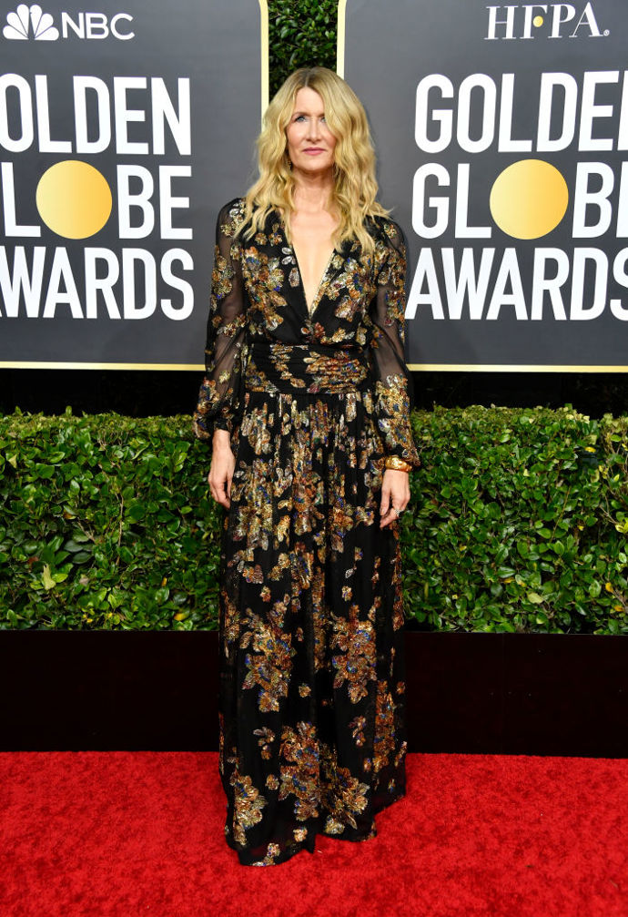 Laura Dern v šatech Saint Laurent
