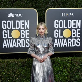 Lucy Boynton v šatech Louis Vuitton
Lucy Boynton v šatech Louis Vuitton