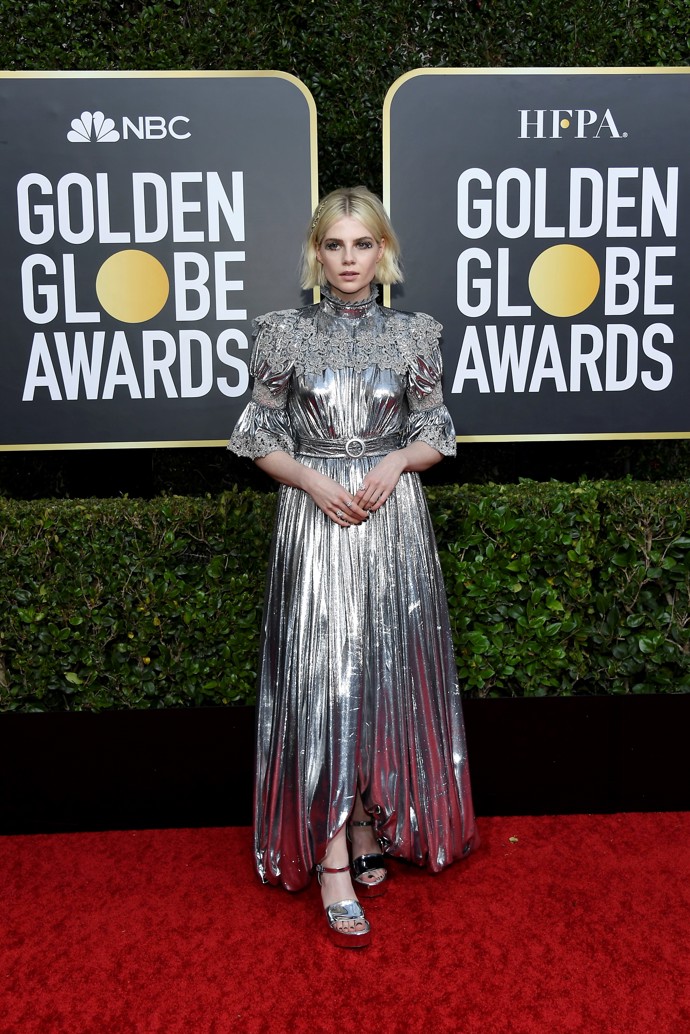 Lucy Boynton v šatech Louis Vuitton
