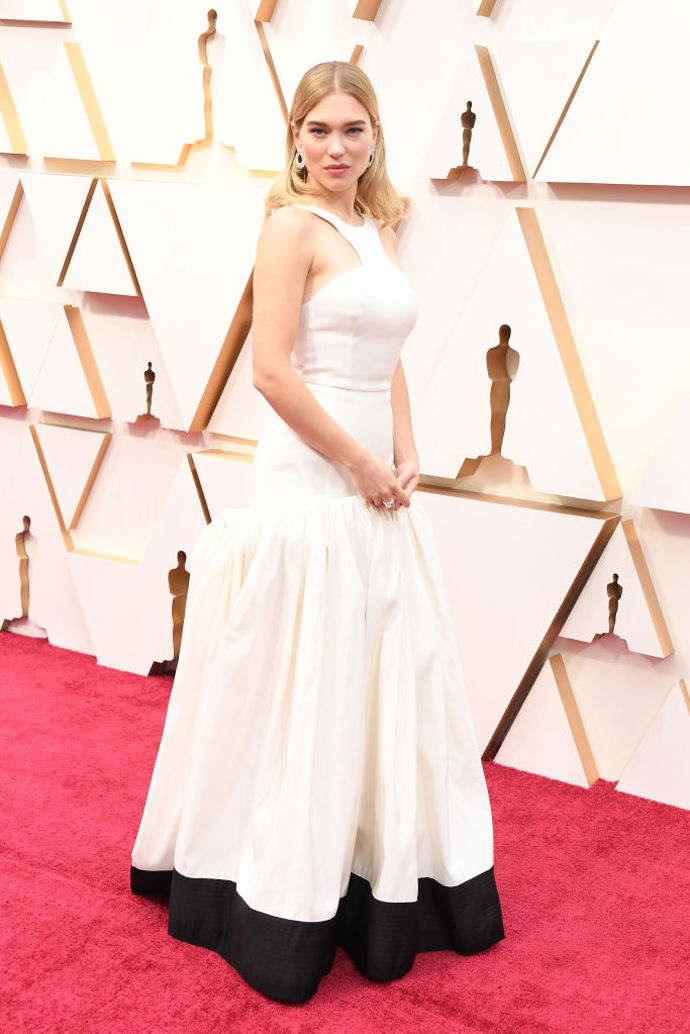 Léa Seydoux v šatech Louis Vuitton se šperky Chopard
