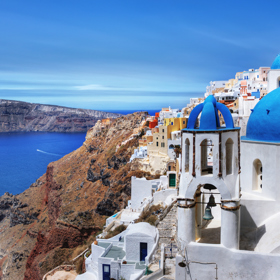 3. Oia, Řecko
