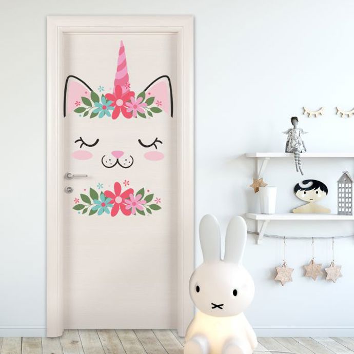 Spící kočička bude vypadat skvěle na zdi, ale i na dveřích. 199 Kč, housedecor.cz
