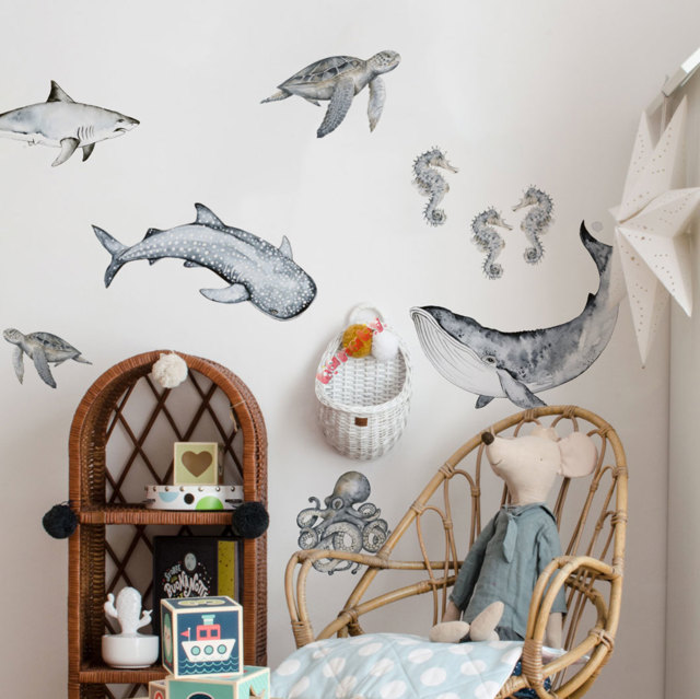 Dekorace na zeď DEKORNIK Happy Ocean Wonderland, 1 049 Kč, babynabytek.cz
