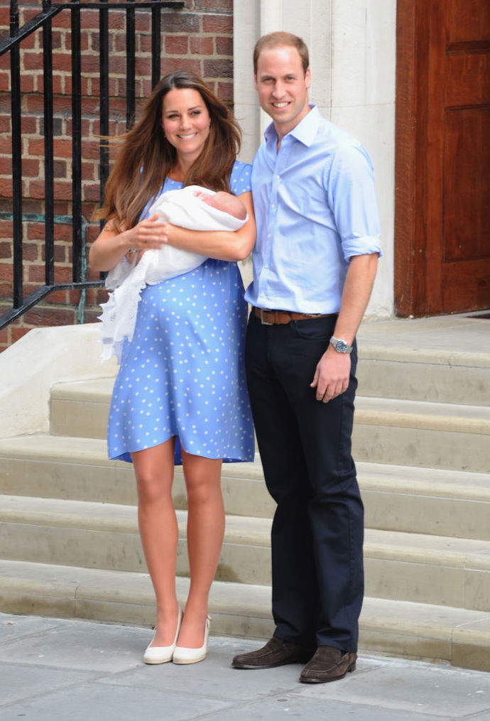 Krátce po narození jejich prvního syna prince George v roce 2013
