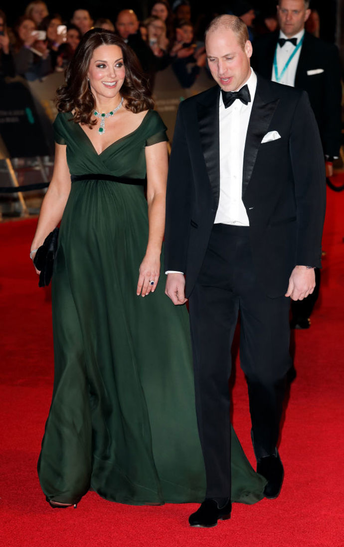 Na udílení cen BAFTA v roce 2018
