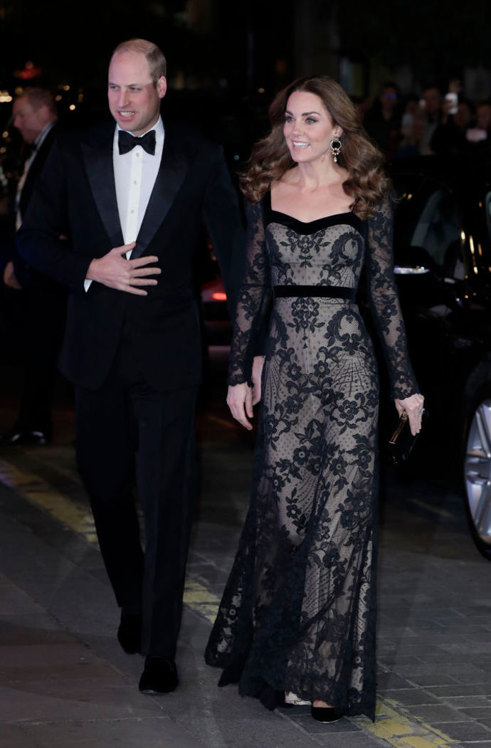 Na představení Royal Variety Performance v Londýně
