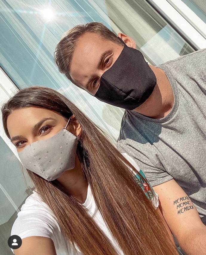 Modelka Nikola Švantnerová a fotbalista Patrik Dressler
Modelka Nikola Švantnerová a fotbalista Patrik Dressler