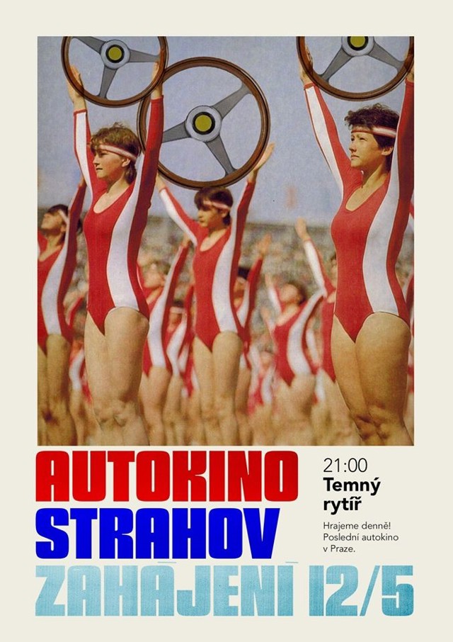 V úterý se na Strahově u spartakiádního stadionu otevře největší autokino v Praze