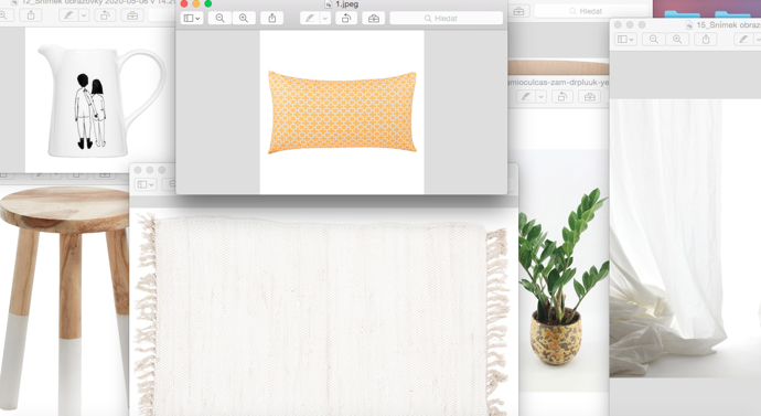 Velkým plochám můžete nechat v moodboardu více místa a naopak, budete mít janější představu o proporcích i barvách.
Velkým plochám můžete nechat v moodboardu více místa a naopak, budete mít janější představu o proporcích i barvách.