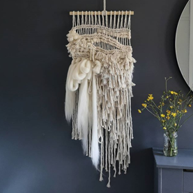 Galerie: Kombinovaná technika tkaní a macramé Galerie: Kombinovaná technika tkaní a macramé