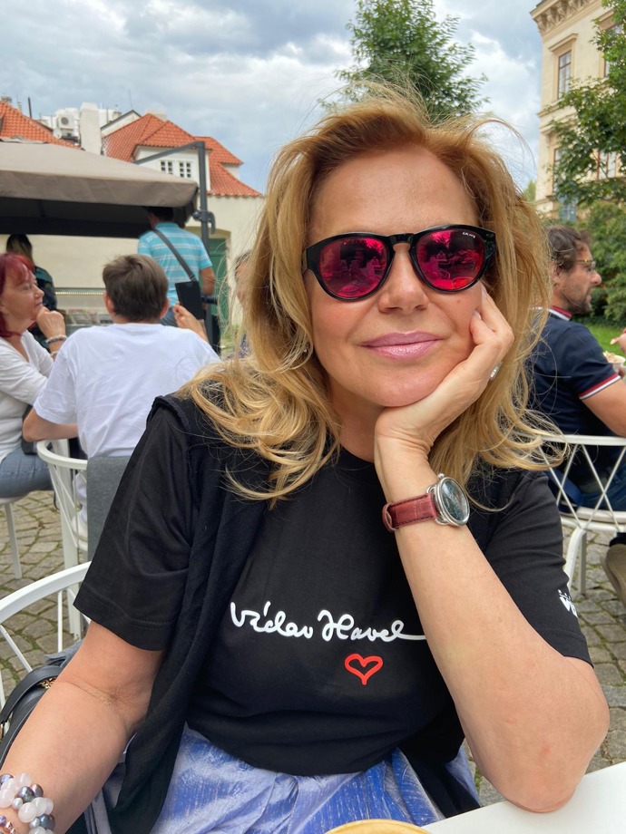 V těchto šatech Dagmar Havlová oslnila před týdnem na udílení cen českého lva
