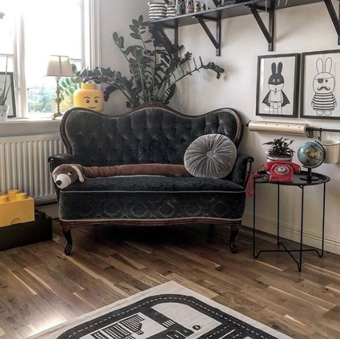 Vila v tradičním skandinávském stylu skrývá nejeden poklad