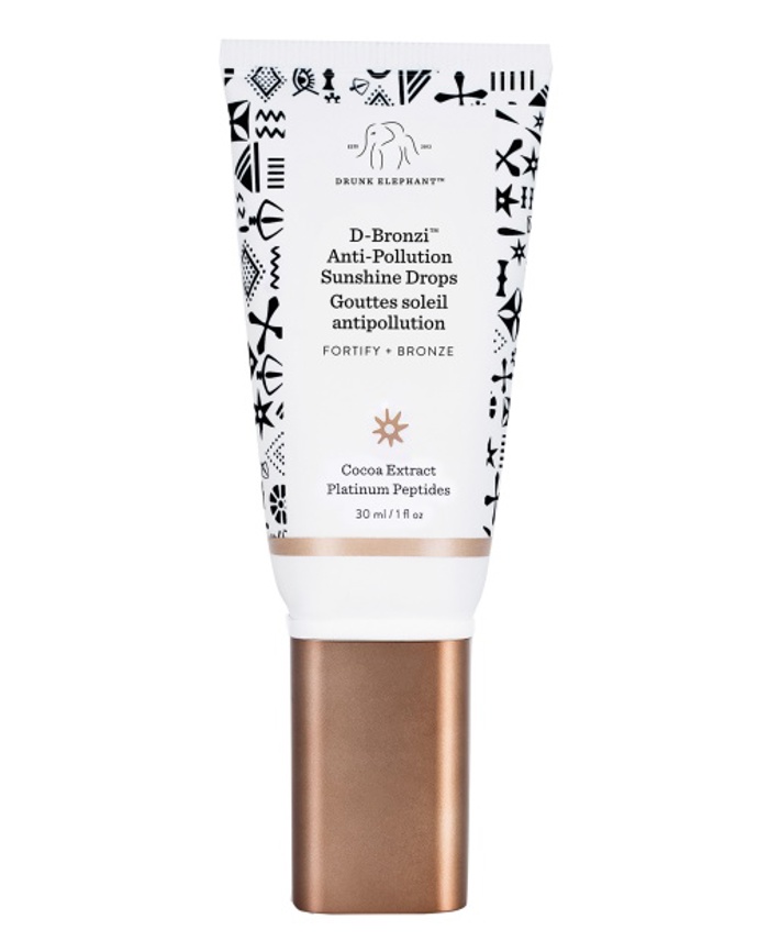 Bronzující ochranné kapky D-Bronzi Anti-Pollution Sunshine Drops, Drunk Elephant, 30 ml, 870 Kč, Cult Beauty
