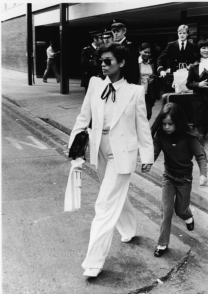 modelka Bianca Jagger
