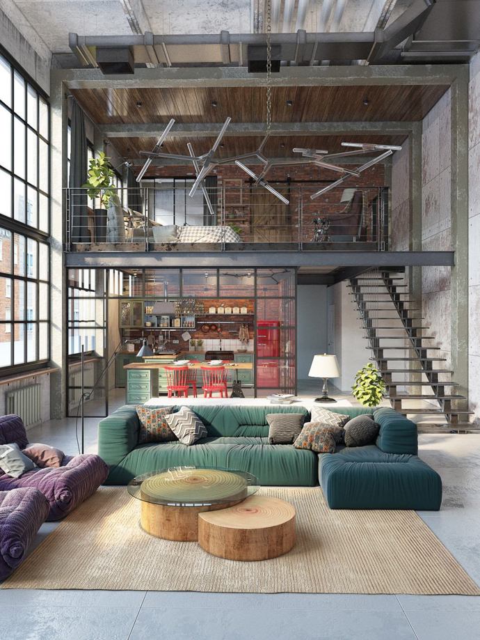 Průmyslový loft v Budapešti Průmyslový loft v Budapešti