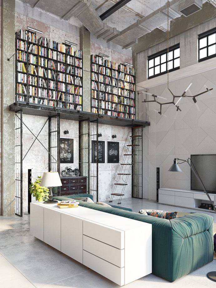 Průmyslový loft v Budapešti Průmyslový loft v Budapešti