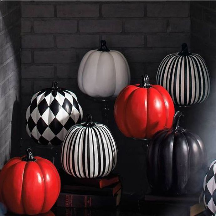 Dýně místo malířského plátna Dýně místo malířského plátna