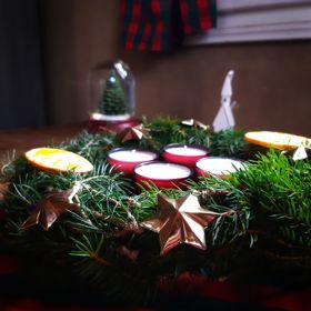 DIY adventní věnec